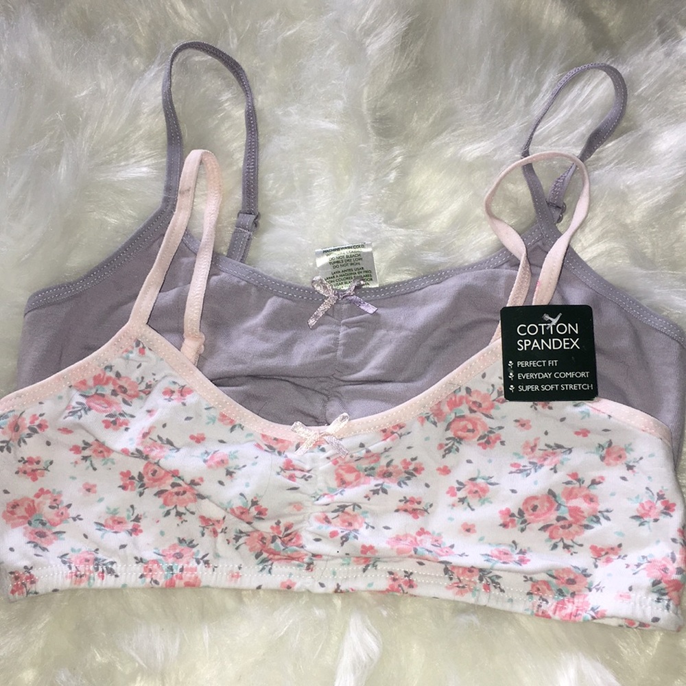Laura Ashley 2 pack Girls Bras